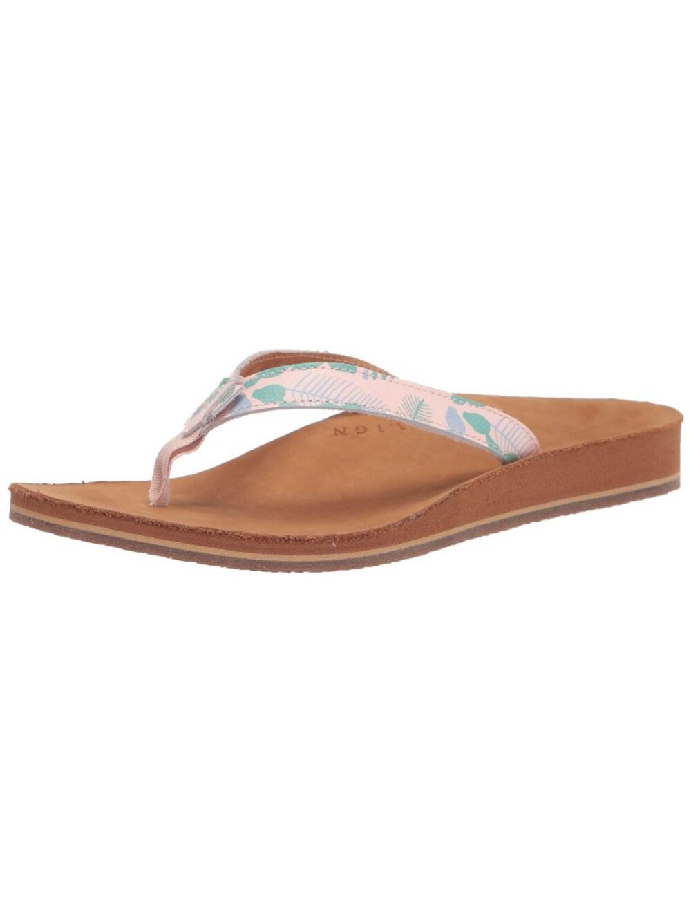 Revitalign Zuma Size 11 Flip Flop Blush Print Orthotic Arch Support Sandals